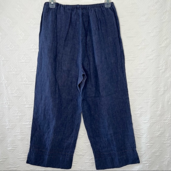 Woman’s 100%Linen Straight Leg Pants . Size L. - Picture 2 of 7